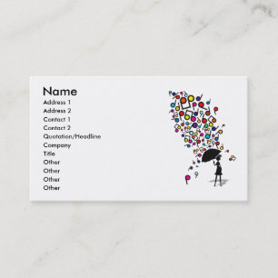 Singin im Regen Visitenkarte