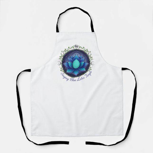Singing Blue Lotus Temple Apron Schürze (Vorderseite)