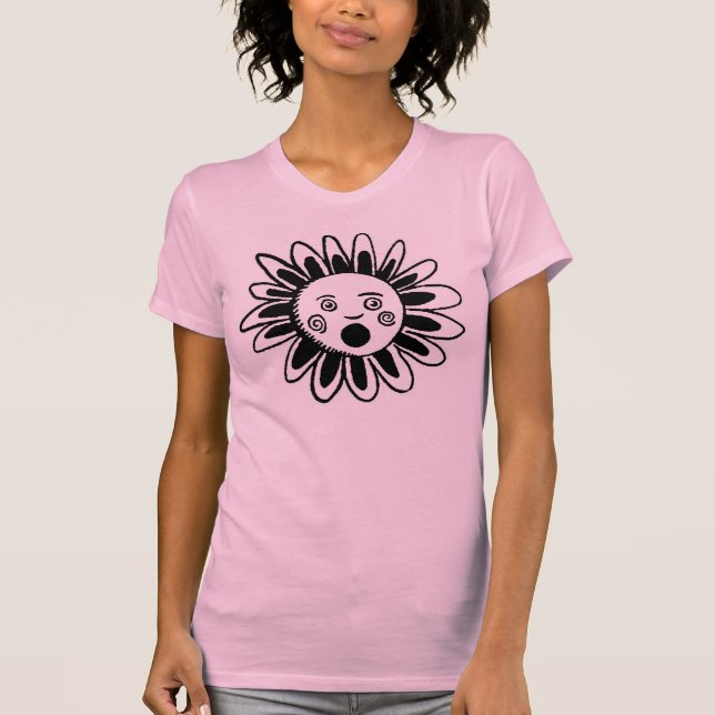 Singing-Blume - Individuell T-Shirt (Vorderseite)