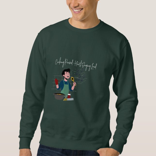Singing in Kitchen Sweatshirt (Vorderseite)