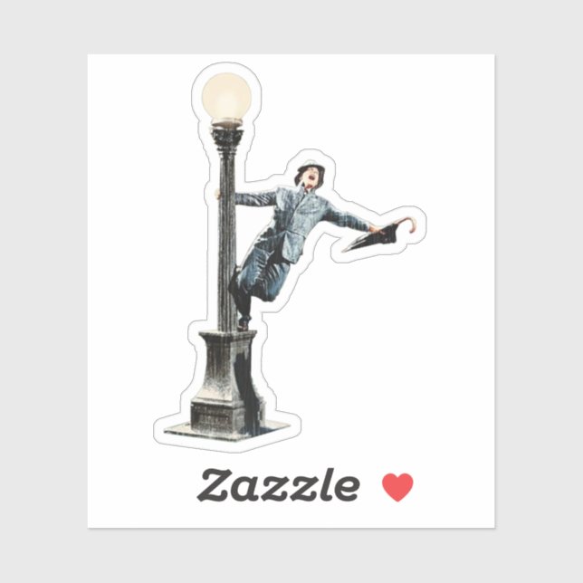 Singing in the Rain! Sticker (Blatt)