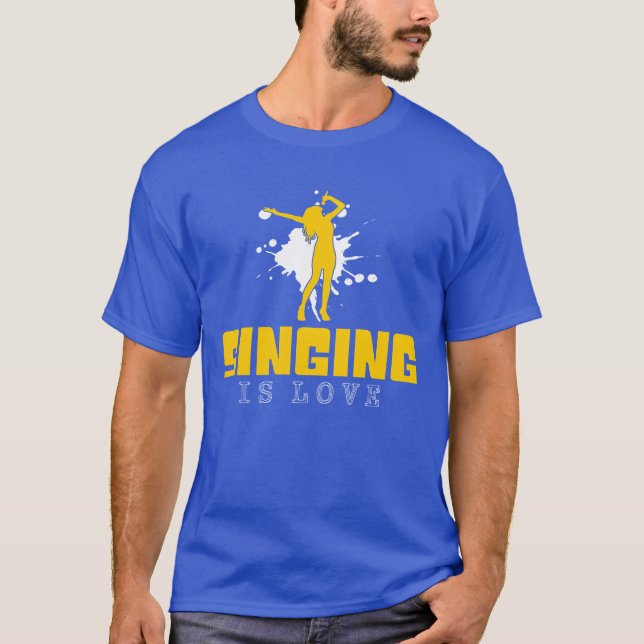 singing is love boy T-Shirt (Vorderseite)