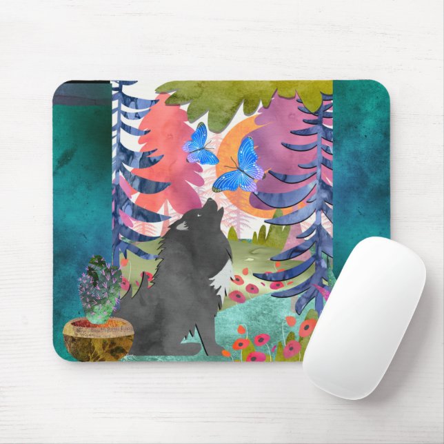 SINGING WITH ANGELS Lapphund - Mousepad (Mit Mouse)