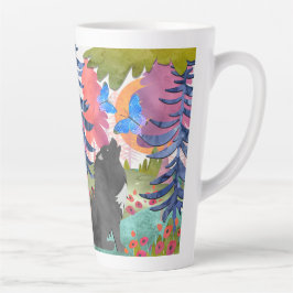 SINGING WITH ANGELS umwickeln Design-Tasse Milchtasse