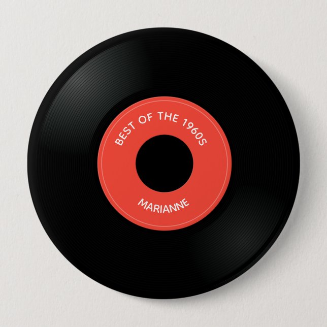 Single "45" für Vinyl Record Button (Vorderseite)