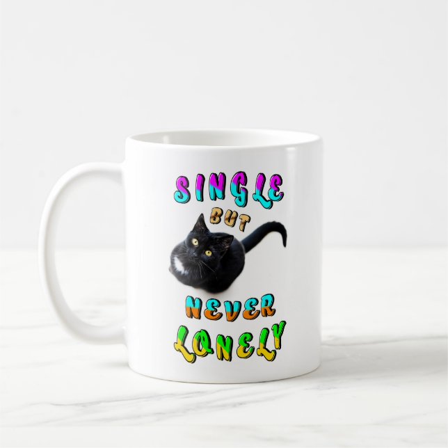 Single, aber nie einsam kaffeetasse (Links)