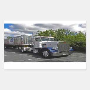 Single-Achsen-Aufkleber Peters 359 Rechteckiger Aufkleber