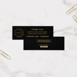 Single Add Your Logo Thank You Enclosure Black