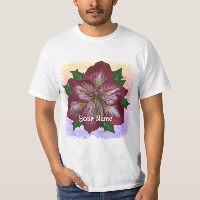 Single Amaryllis T-Shirt (Vorderseite)