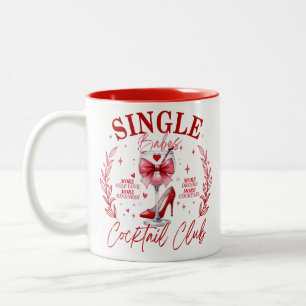 Single Babes Cocktail Club Zweifarbige Tasse