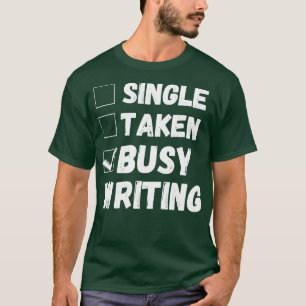 Single beschäftigte sich mit dem Schreiben des lus T-Shirt