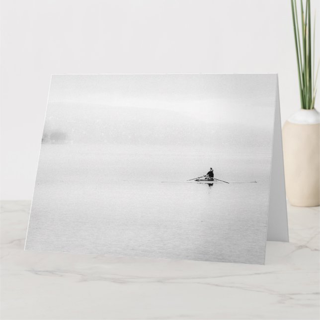 Single Bildhauerei Minimalismus Karte (Vorderseite)