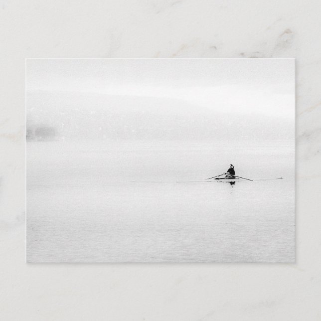 Single Bildhauerei Minimalismus Postkarte (Vorderseite)