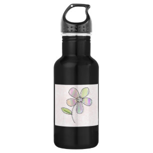 Single Blume Trinkflasche