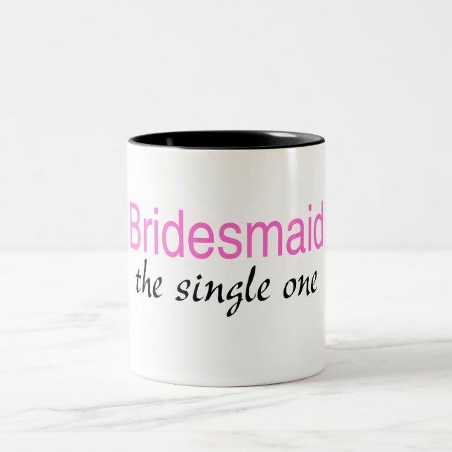 Single-Brautjungfer Zweifarbige Tasse (Mittel)