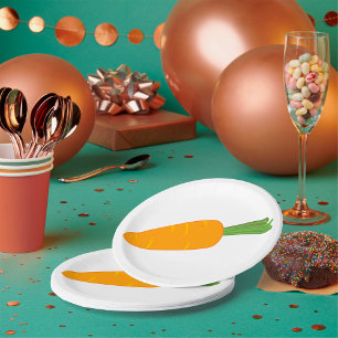 Single Carrot Pappteller