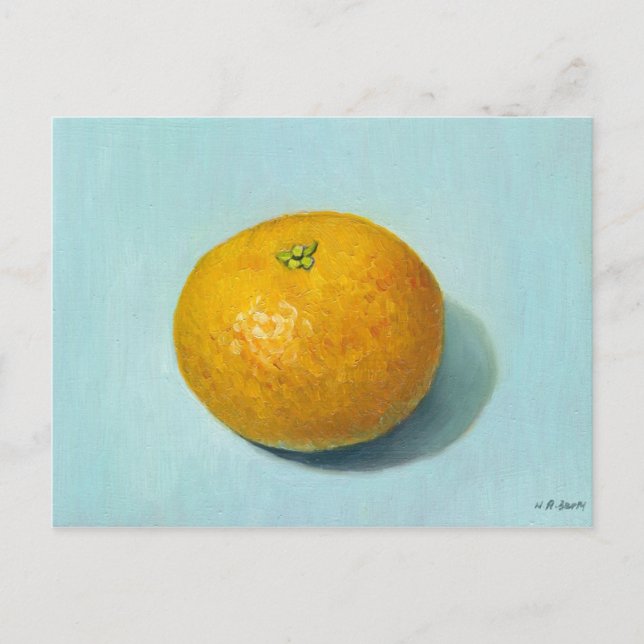 Single Clementine Postkarte (Vorderseite)