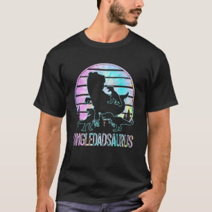 Single Dadsaurus Dinosaur Vater von 3 Kindern Gefä T-Shirt