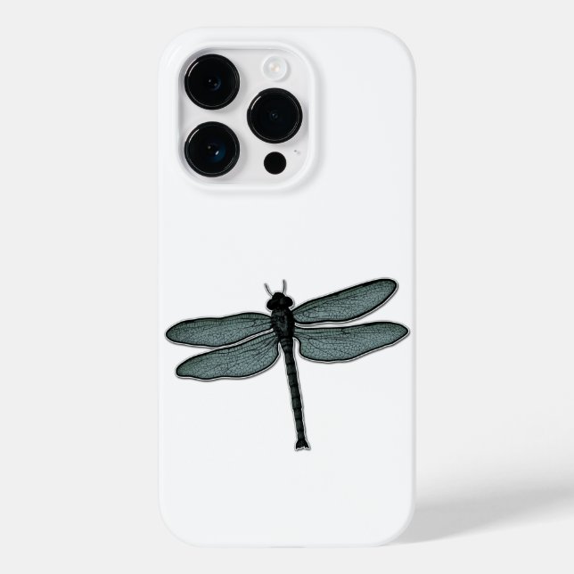 Single Dragonfly Line Zeichn Art Case-Mate iPhone Hülle (Rückseite)