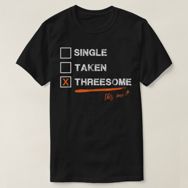 Single drei mal lustig T-Shirt (Design vorne)
