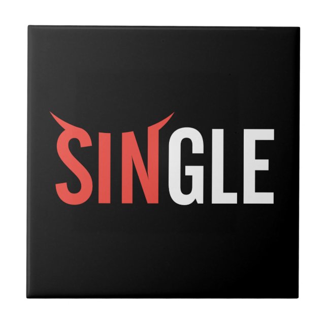 Single-Dunkelheit Fliese (Vorderseite)