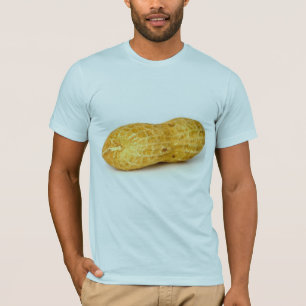 Single-Erdnuss auf weißem Hintergrund T-Shirt