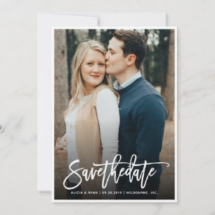 Single Foto - Weißrahmen Save the Date