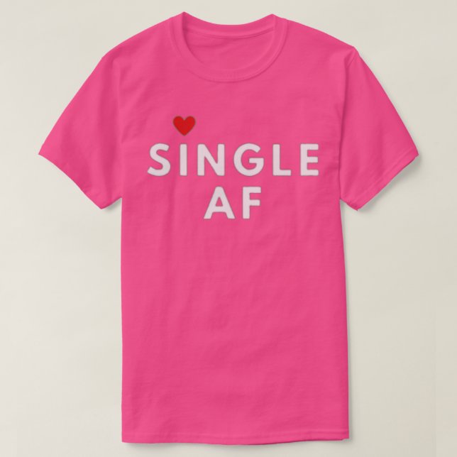 Single Funny Single Sensibilisierungstag Anti-Vale T-Shirt (Design vorne)