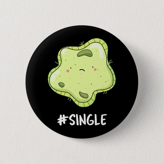 #Single Funny Solo Cell Biology Puk Dark BG Button (Vorderseite)