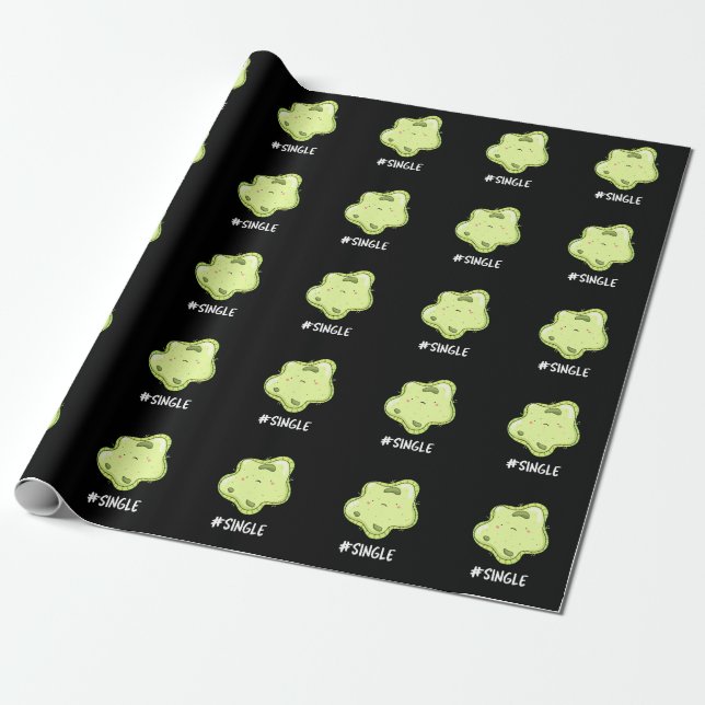 #Single Funny Solo Cell Biology Puk Dark BG Geschenkpapier (Ungerollt)