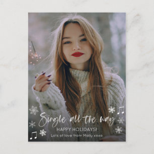 Single Ganzweg, Typ oder Girl-Card Postkarte