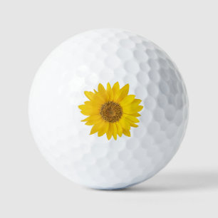 Single Gelbe Sonnenblume Golfball