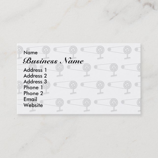 Single-, Gleisrad-, BMX-, Fahrrad- und Fahrradgest Visitenkarte (Vorderseite)