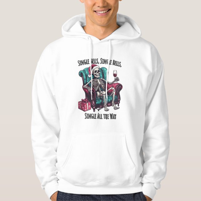 Single Glocken, Single - Weihnachten Hoodie (Vorderseite)