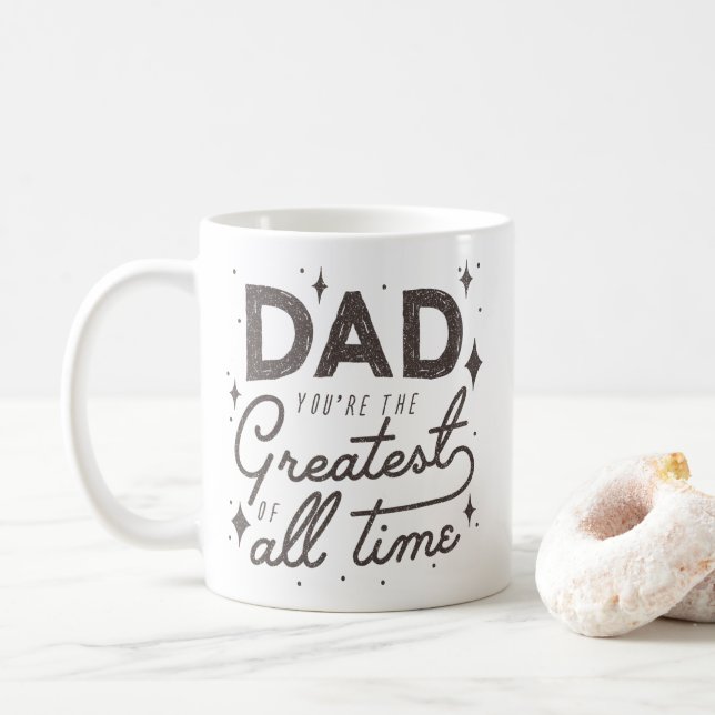 Single Grown Quotes For Father's Day Kaffeetasse (Mit Donut)