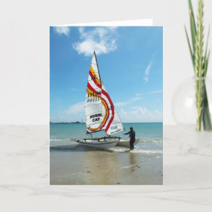 Single Hobie Feiertagskarte