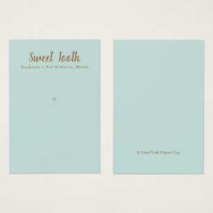 Single Hole Pendant Button