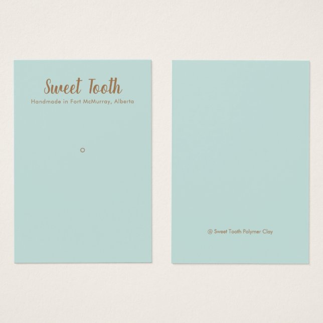 Single Hole Pendant Button (Vorne & Hinten)