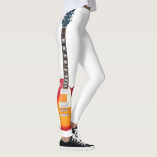 SINGLE ICONIC SUNBURST ELECTRIS GUITAR LEGGINGS