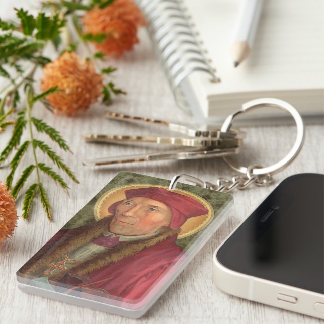 Single Image St. John Fisher (SAU 025) Schlüsselanhänger (Vorderseite rechts)