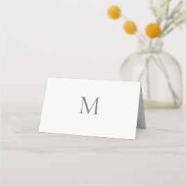 Single Initial Civil Wedding Platzkarte