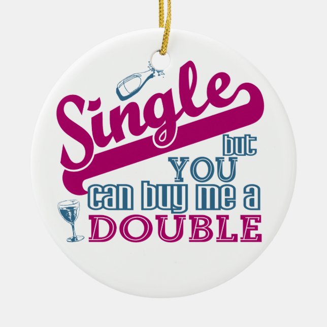 SINGLE KERAMIKORNAMENT (Vorne)