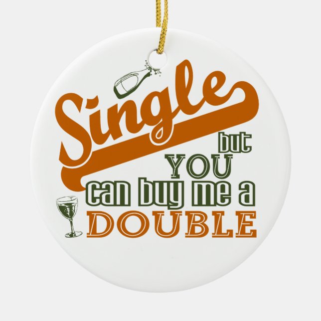 SINGLE KERAMIKORNAMENT (Vorne)