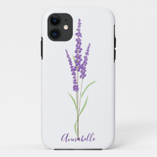 Single Lavender Stem   PERSONALISIERT Case-Mate iPhone Hülle