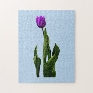 Single Lila Tulip Puzzle