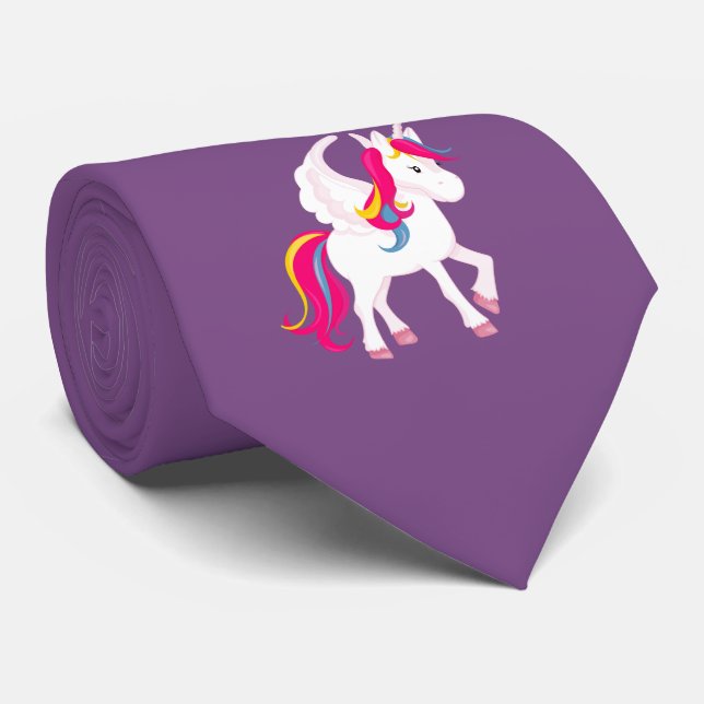Single Magical Unicorn Krawatte (Gerollt)