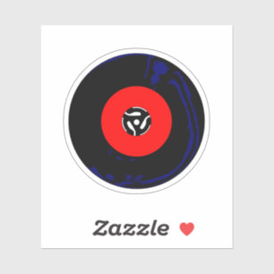 Single mit 45 U/min Aufkleber