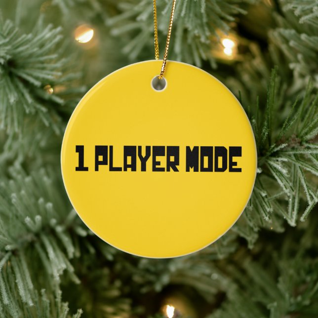 Single/Modus für einen Player Keramik Ornament (Baum)