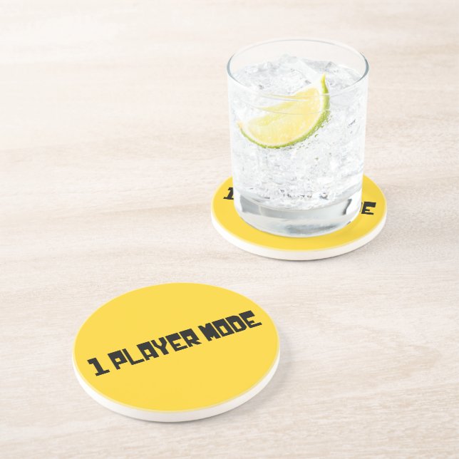 Single/Modus für einen Player Untersetzer (Seite)