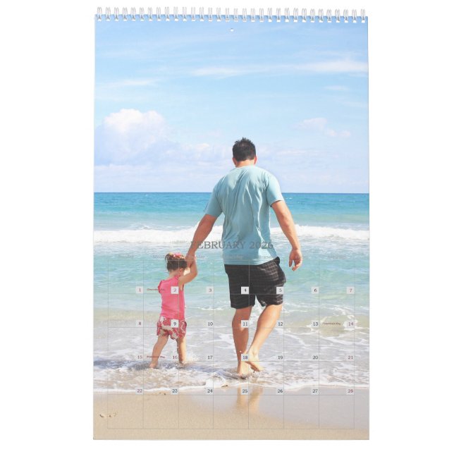 Single Page Foto Calendar Kalender (Feb 2026)